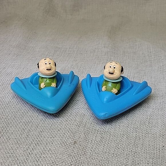 Vintage 1989 Hanna Barbara Jetsons Astro, Mr spacley, Star ship Figures - Picture 2 of 4